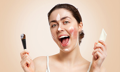 Rosacea verminderen doormiddel van huidproducten