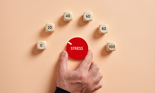 Stress kan een oorzaak zijn van rosacea